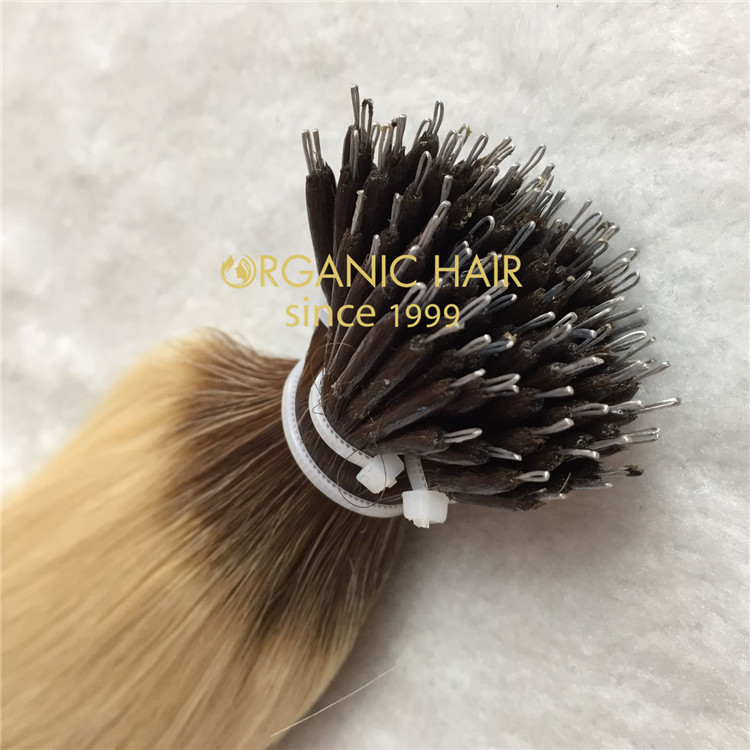Hair extensions to order--Nano ring hair extensions C16